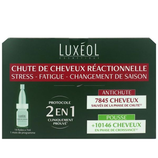 Luxeol Chute Chvx Reactionnelle 2en1 Amp