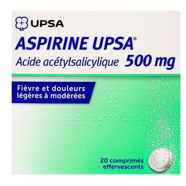 Aspirine Upsa 500mg Cp Eff 20
