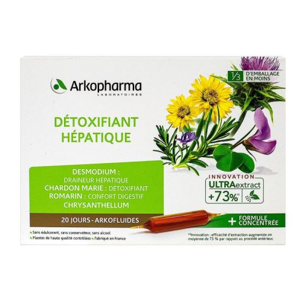 Arkofluide Bio Detoxifiant Hepatique 20am