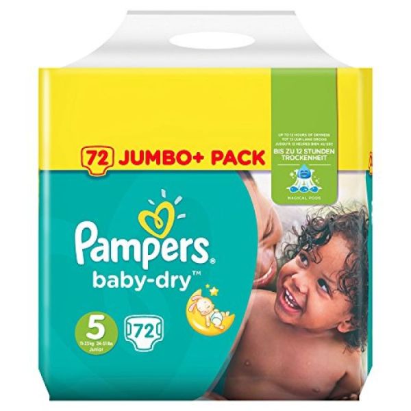 Pampers Babydry Junior T5 2x72 Pharmarun