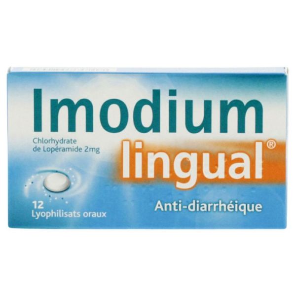 Imodium Lingual 12 lyophilisats oraux goût menthe