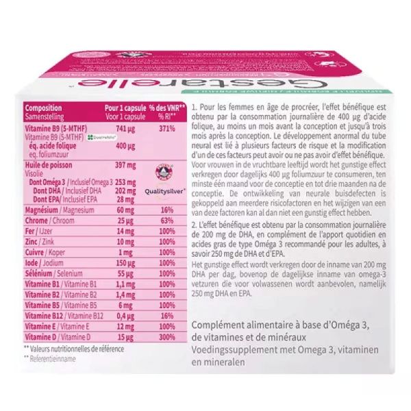 Gestarelle format économique 3 mois