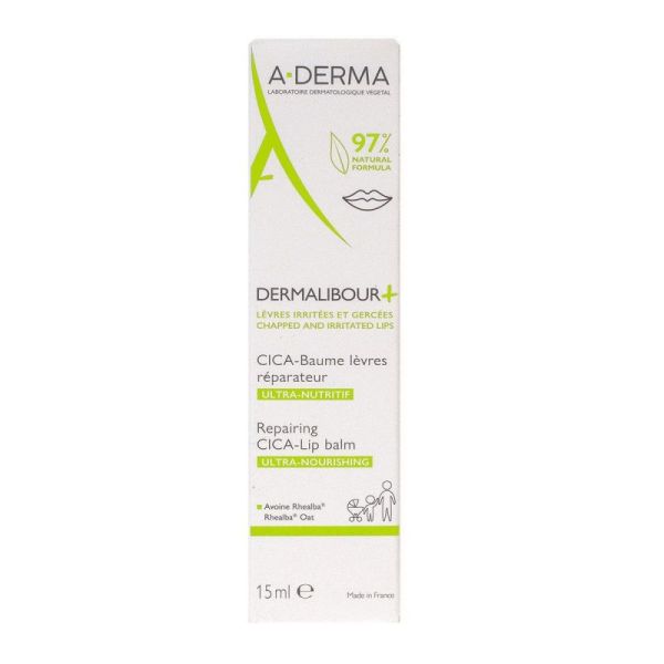 Aderma Dermalibourcica Baume Levre 15ml