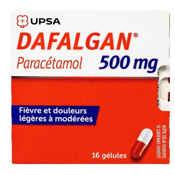 Dafalgan 500mg 16gel