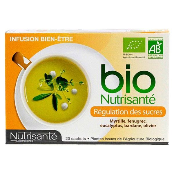 Nutrisante Bio Taux De Sucre 20Sachets