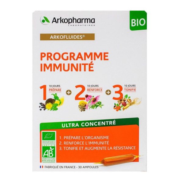 Arkofluide Prog Immunite Coff Bio 3x10amp