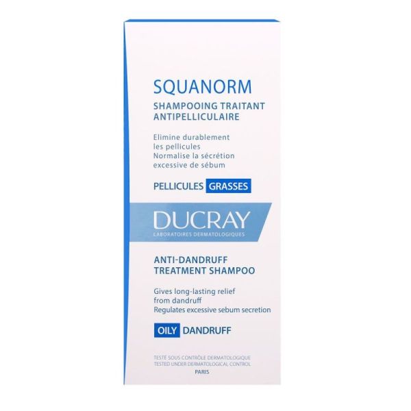 Squanorm pellicules grasses démangeaisons 200ml