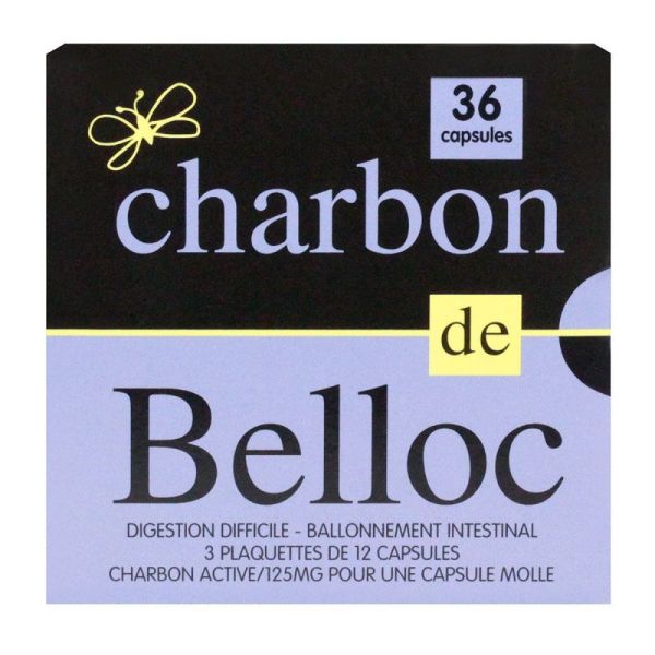 Charbon de Belloc capsules 3 x 12