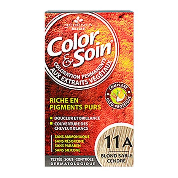 Color&soin 11a Blond Sable Cendre