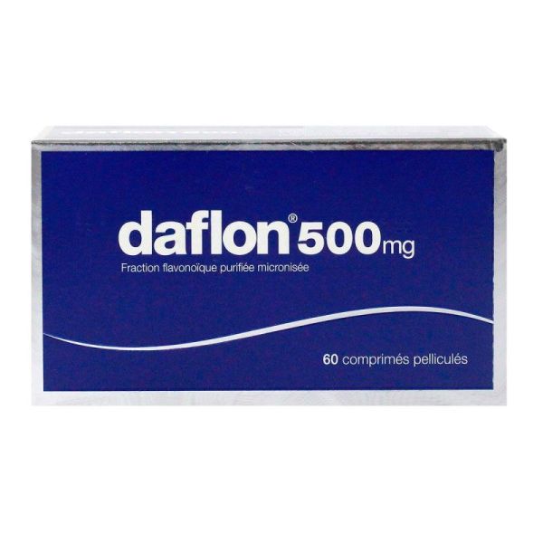 Daflon 500mg 60 comprimés veinotonique