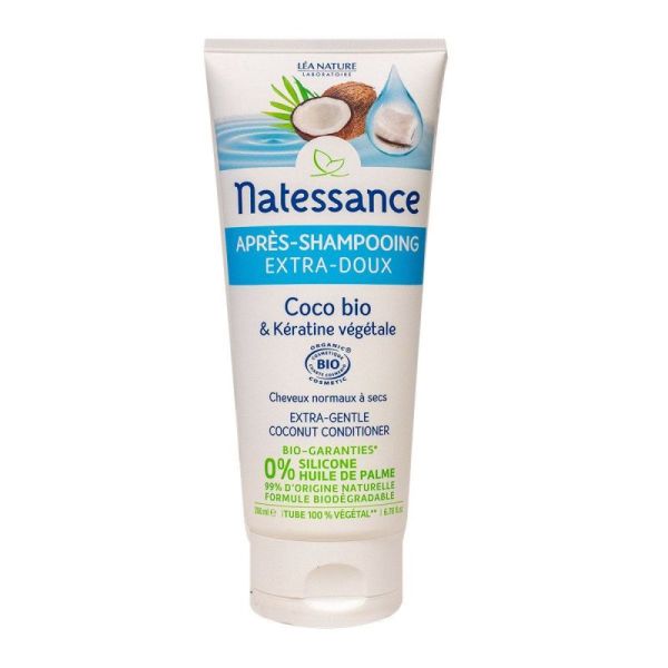 Natessance Coco/keratine A-shp Bio 200ml