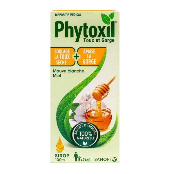 Phytoxil Sirop 2/1 Toux Sec Ampgorge 100ml