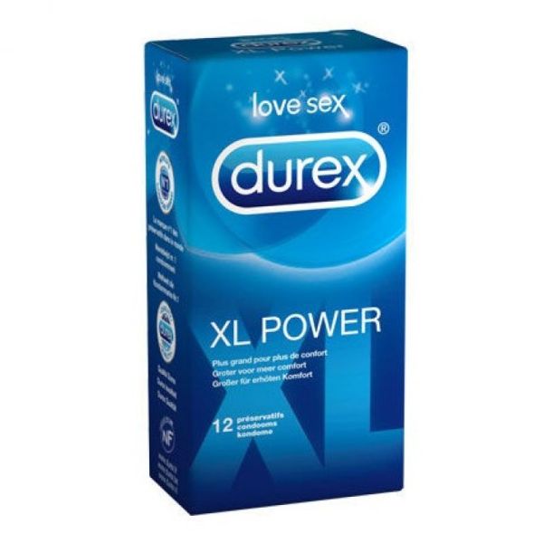 Durex XL Power 12 préservatifs