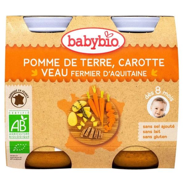 Babybio Legum/Veau F 200G2