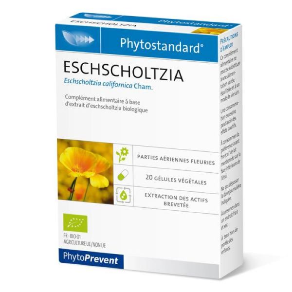 Phytostandard Eschscholtzia 20 gélules