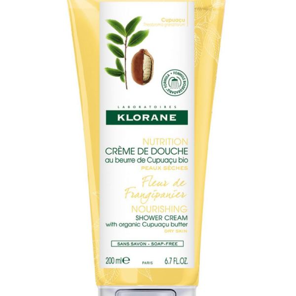 Klorane crème douche Fleur Frangipanier 200mL