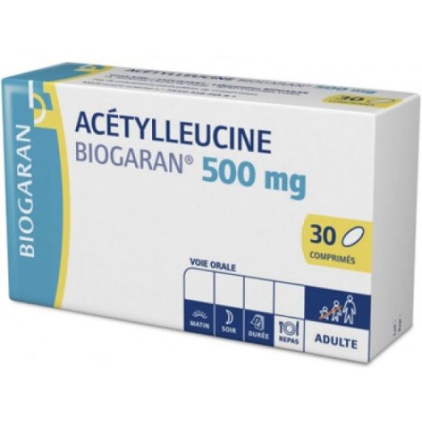 Acetylleucine Bga 500mg Cpr 30