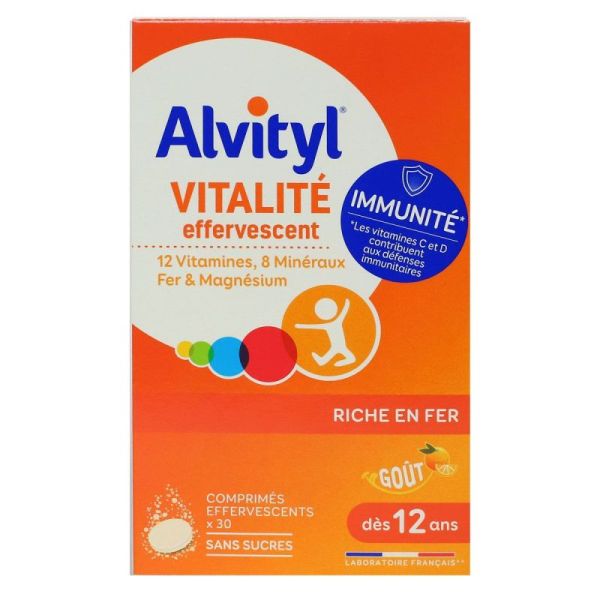 Alvityl Vitalite Effervescent S/S Cp Bt30