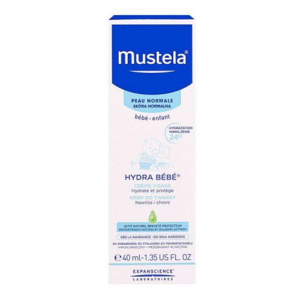 Mustela Hydra crème visage 40mL