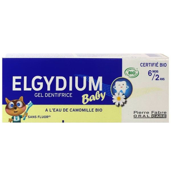 Elgydium Dentif Bb Camom 6M-2Ans Bio 30Ml
