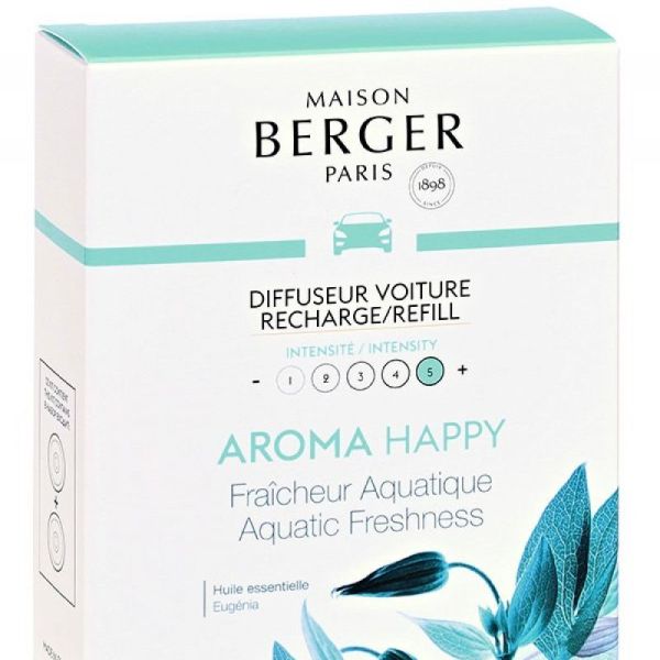 Lampe Berger Coffret 2rech Fraicheur Aqua