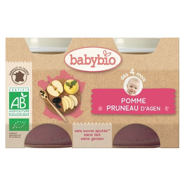 Babybio Pomme/pruneau 130g2
