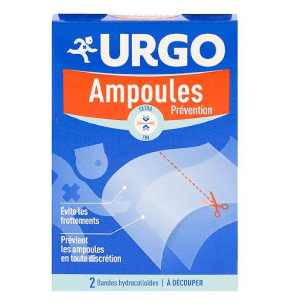 Bandes hydrocolloïdes prévention ampoules Urgo x 2