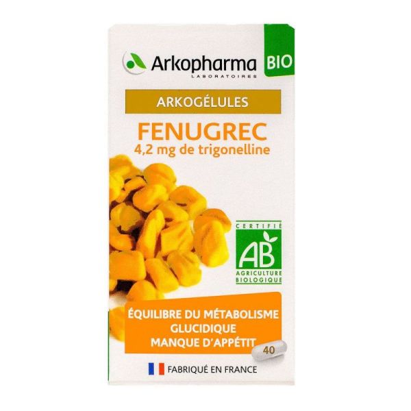 Arko Fenugrec Bio 40 Gelu