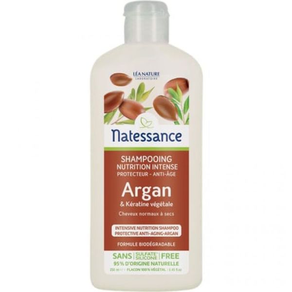 Shampoing à l'argan et kératine végétale protection - anti-âge 250mL