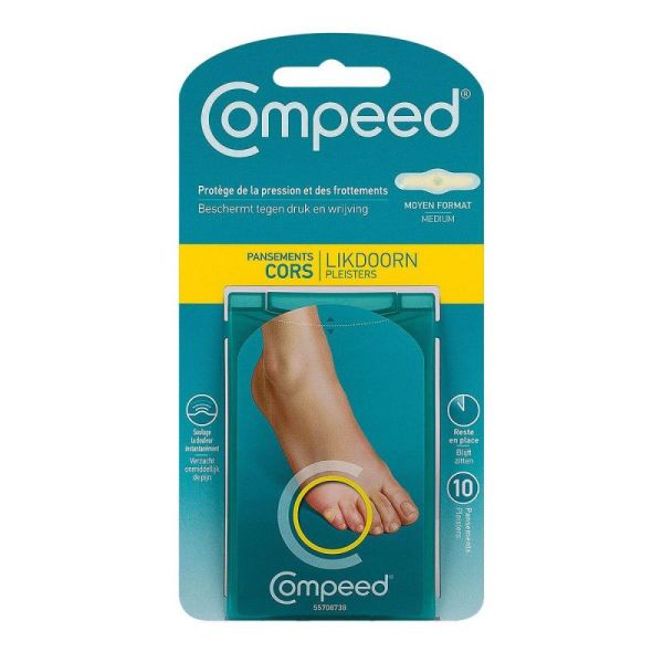 Compeed Soin Pied Pans Cors B/10
