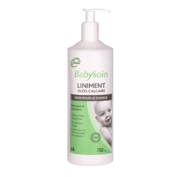 Babysoin liniment oléo-calcaire soin pour le change 750mL