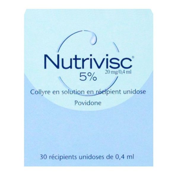Nutrivisc 5% Collyre 30unidoses/0,4ml