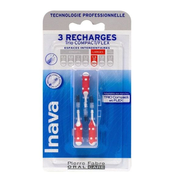 Inava Brossettes Rechar Rouge 3tetes