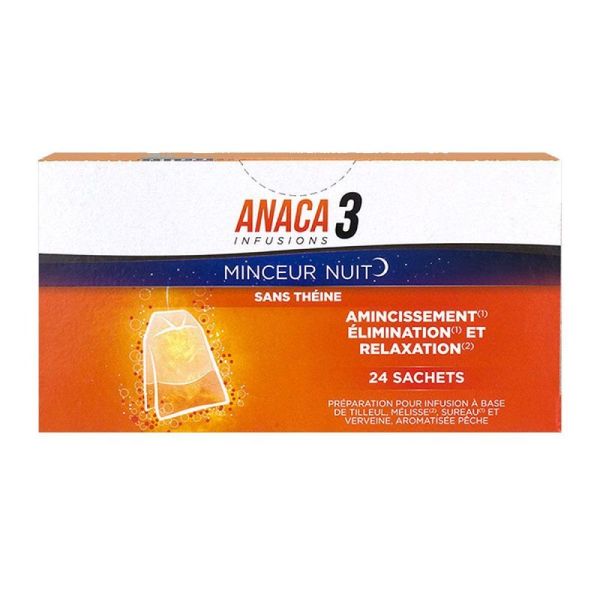 Anaca 3 Infusion Minceur Nuit 24 Sachets