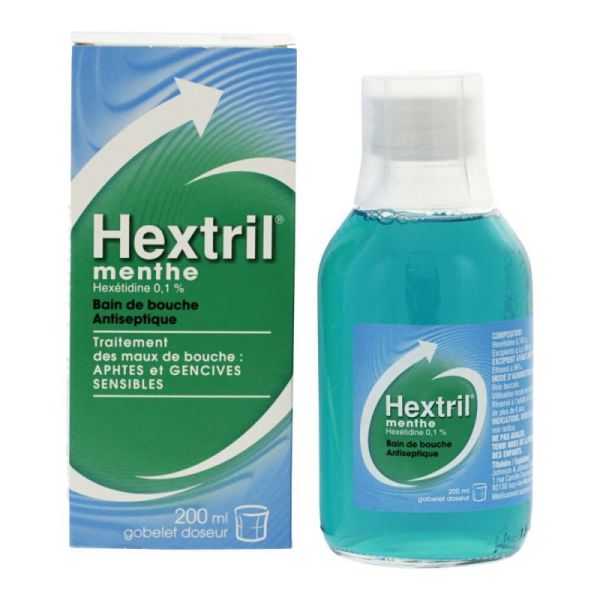 Hextril Menthe 0,1 B.bche 200ml