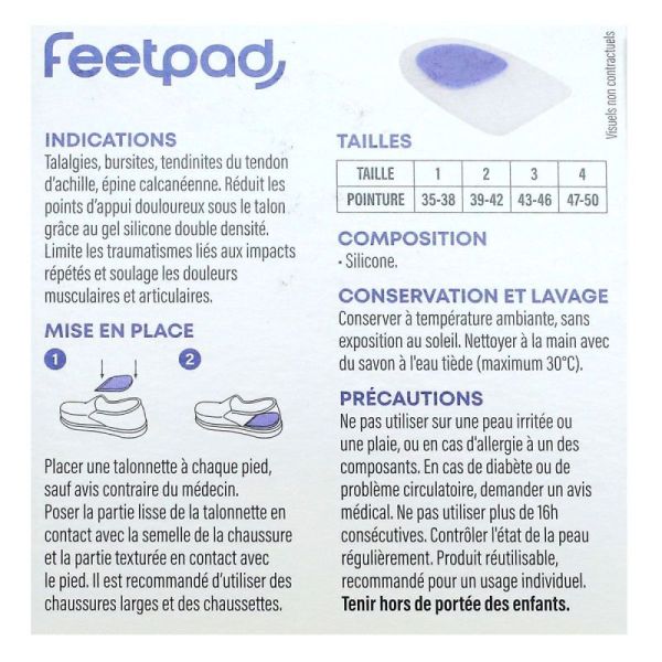 Talonnettes Plates Fettpad T3