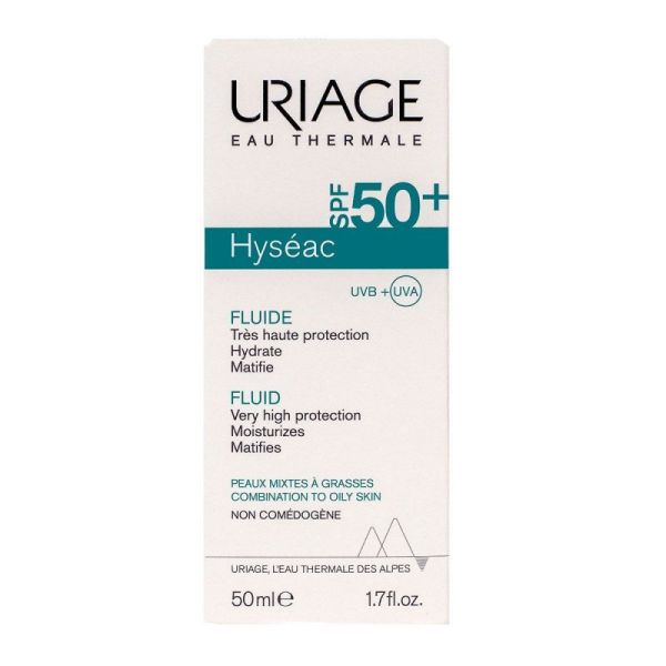 Uriage Hyseac Cr Fl Spf50+ Tb50ml 1