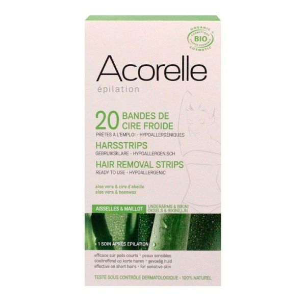 Acorelle Bandes De Cire Froideais/maillot