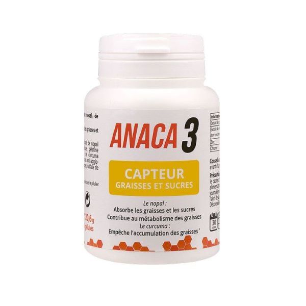 Anaca3 Capteur de graisses et sucres 60 gélules