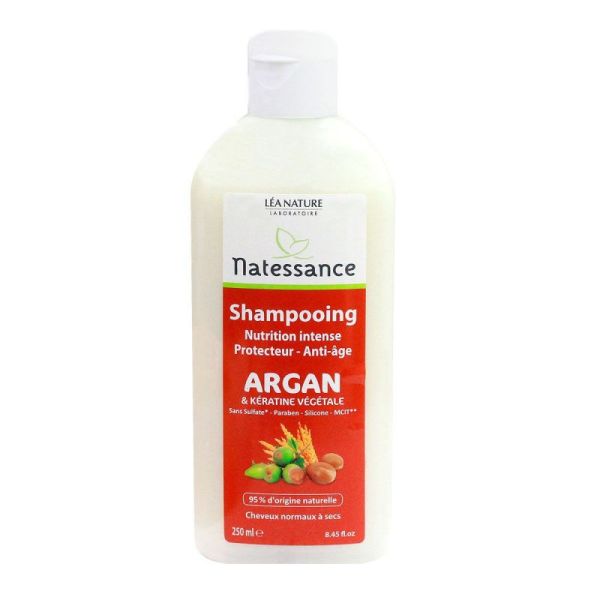 Shampoing à l'argan et kératine végétale protection - anti-âge 250mL