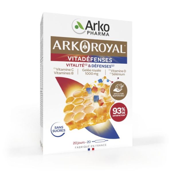 Arkoroyal Vitadefenses 1000Mg X20Amp