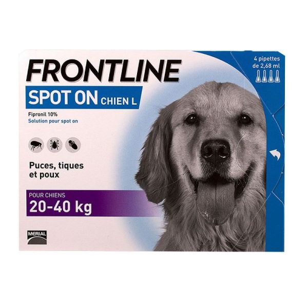 Frontline Chien 20-40kg 4 Doses