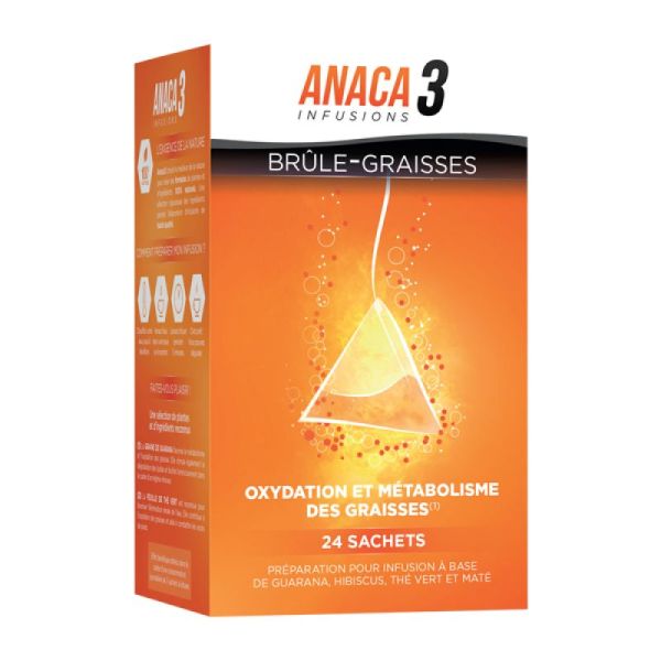 Anaca3 Infusion Brûle-graisses 24 Sachets