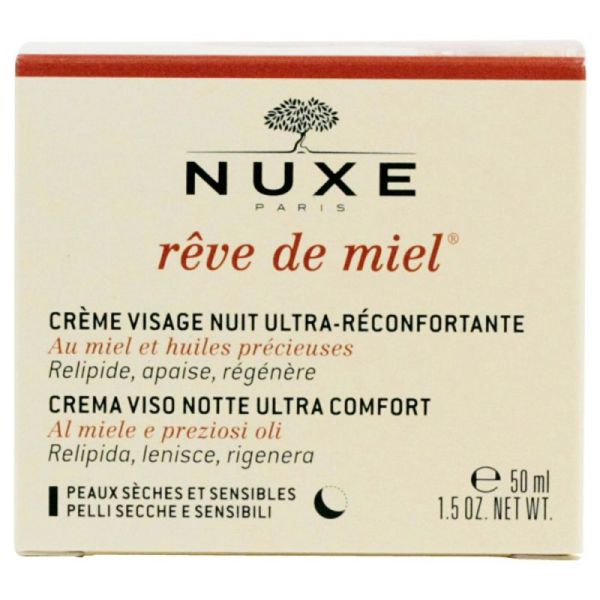 Nuxe Reve Miel Cr Visage Nuit Pot 50ml