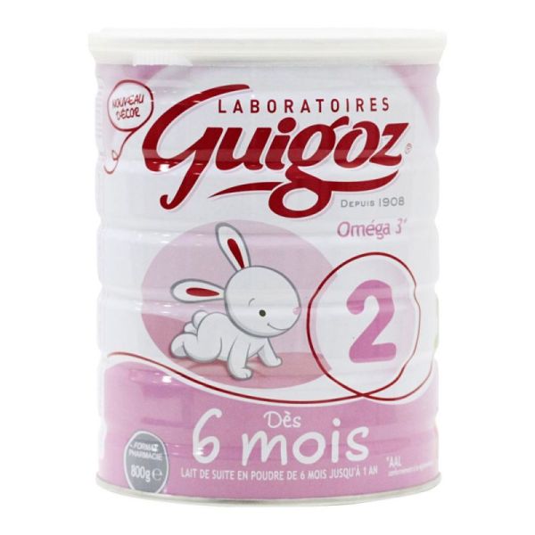 2ème Age Lait de 6 à 12 mois 800g