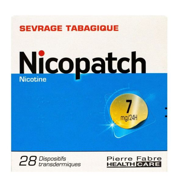 Nicopatch  7mg Bte 28