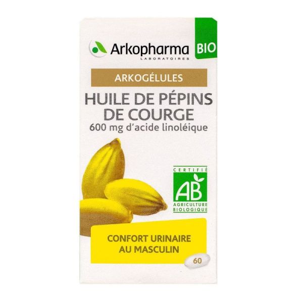 Arko Huile Pepins Courges Bio Caps 60