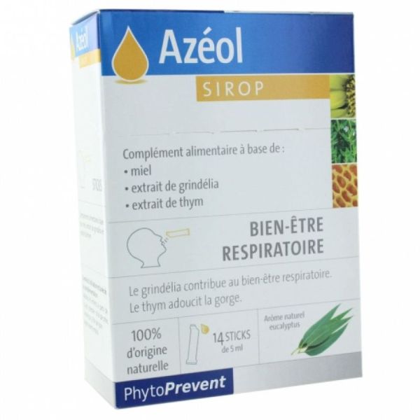 PhytoPrevent Azeol sirop 14 sticks