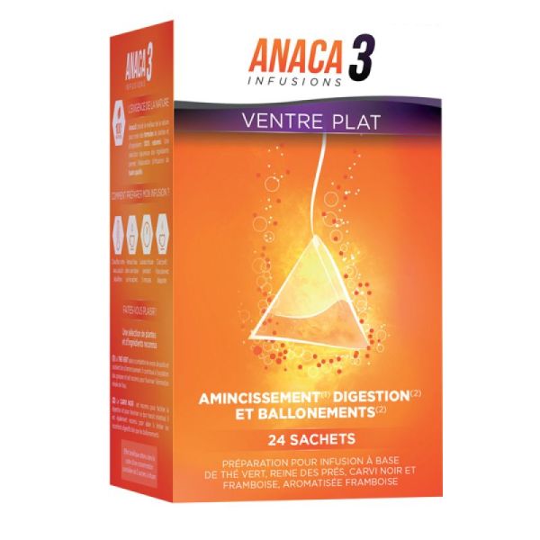 Anaca 3 Infusion Ventre Plat 24 Sachets