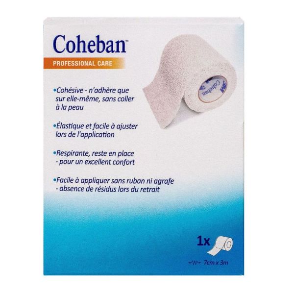 Coheban Bde Cohes Content Blanc 70mmx3m